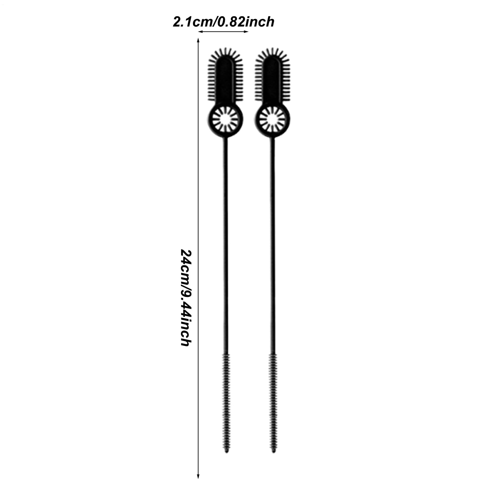 Reusable Straw Cleaner 2 Pack Cleaning Brush Set Multifunctional Bottle Scrubber Drink Straw Cleaning Tool