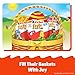 Kinder Joy Easter Eggs, Sweet Cream and Chocolatey Wafers with Toy Inside, 10.5 oz, 1 Pack, 15 Eggs