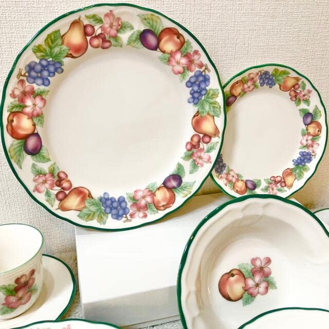 ノリタケ　ディナーセット　カップ　ボウル　プレート　5点セット　　　ダイ〜14下 Amazon.co.jp: エポックノリタケ食器20ピースセットディナー