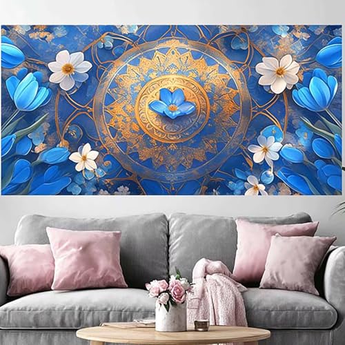 Diamond painting mandala 40x80cm pour décorer votre salon
