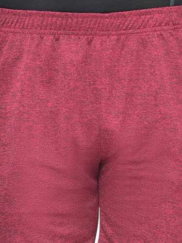 Image of CHKOKKO Men Shorts for Gym Sports or Running | Dry-Fit Fabric Single Layered Active Summer Workout Wear Knee Length Regular Fit | Elastic Waist with Front and Back Pockets