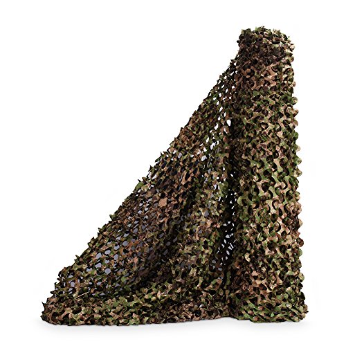 Rouleau de treillis de camouflage Sitong de grande taille - Idéal pour le camouflage, la chasse, la décoration militaire - Parfait pour faire de l'ombre, Green Zone, 1.5Mx2M(4.9ftx6.6ft)