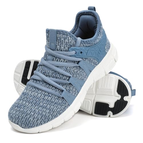 Image of INZCOU Running Shoes Lightweight Tennis Shoes Non Slip Gym Workout Shoes Breathable Mesh Walking Sneakers