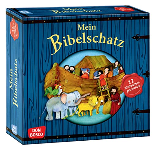 Preisvergleich Produktbild Mein Bibelschatz: Don Bosco Minis Sammelbox: Kinderbibelgeschichten.
