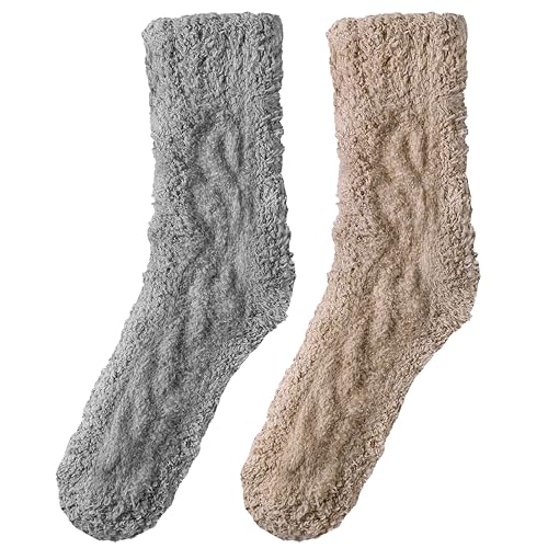 Image of Premillow Womens Fuzzy Socks Fluffy Socks Women Winter Cozy Sock Warm Slipper Home Sleeping Sock for Women