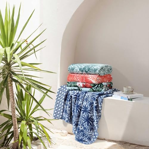 Tommy-Bahama-Throw-Blanket-Ultra-Soft-Coco-Flannel-Bedding-Island-Inspired-Home-Decor-Oeko-Tex-Certified-Festive-Palms-Red-50-x-70 Tommy Bahama Throw Blanket Ultra Soft Coco Flannel Bedding Island Inspired Home Decor Oeko Tex Certified Festive Palms Red 50 x 70