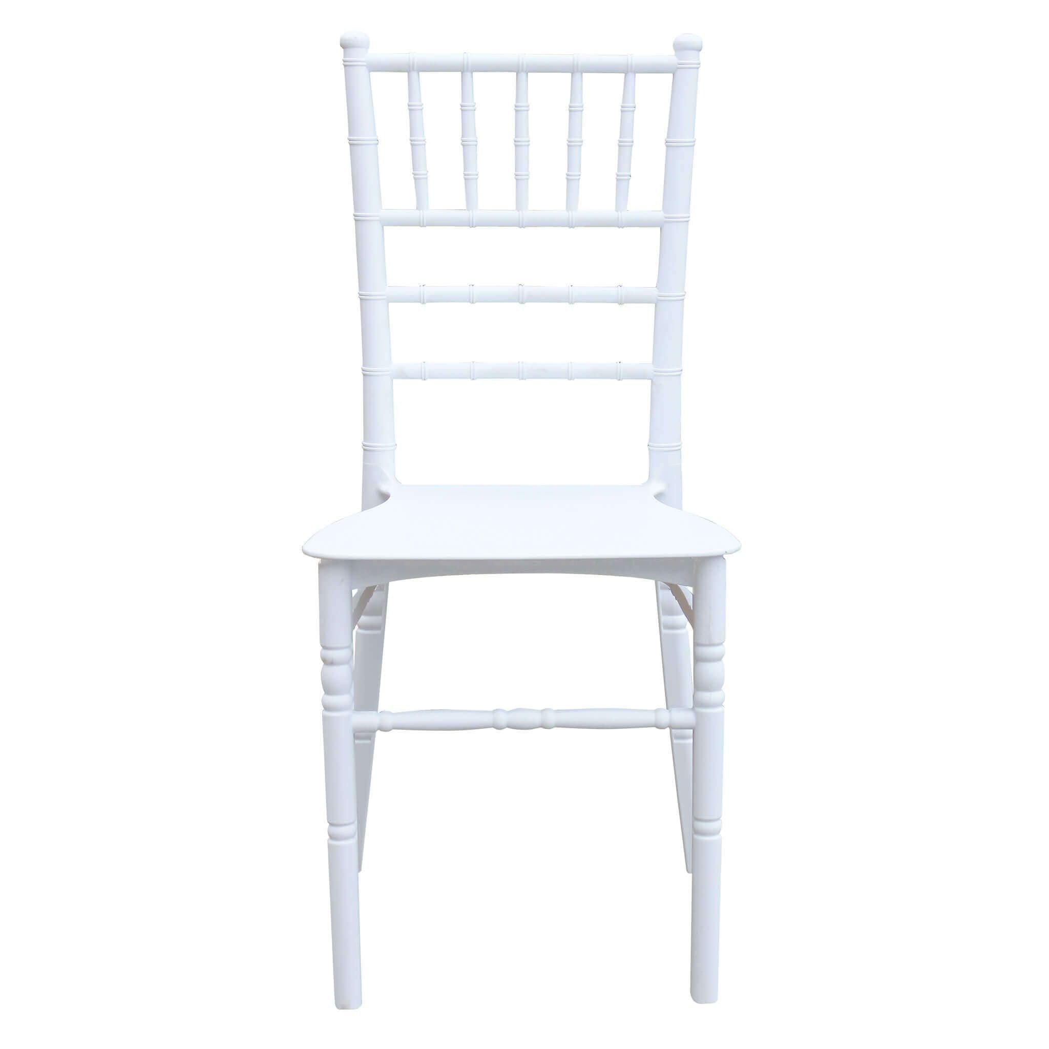 milani home - sedia da giardino impilabile in polipropilene, bianco, stile vintage, per interno ed esterno