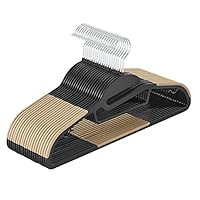 SONGMICS Plastic Coat Hangers with 360° Rotating Hook