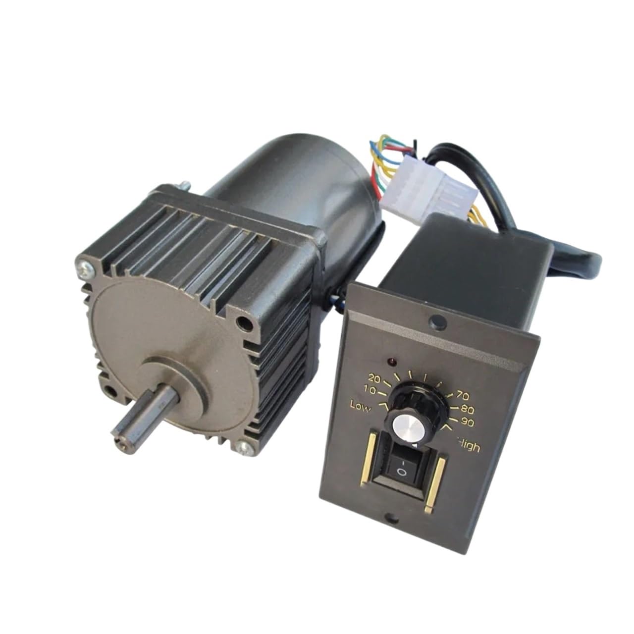 Geschwindigkeit regeln 1 Stück 220 V AC Einphasen-Geschwindigkeitsregulierungs-Getriebemotor 15 W 70 x 70 mm Flansch-Geschwindigkeitsregelungsmotor mit Drehzahlregler CW CCW Reduzierstück(18rpm)