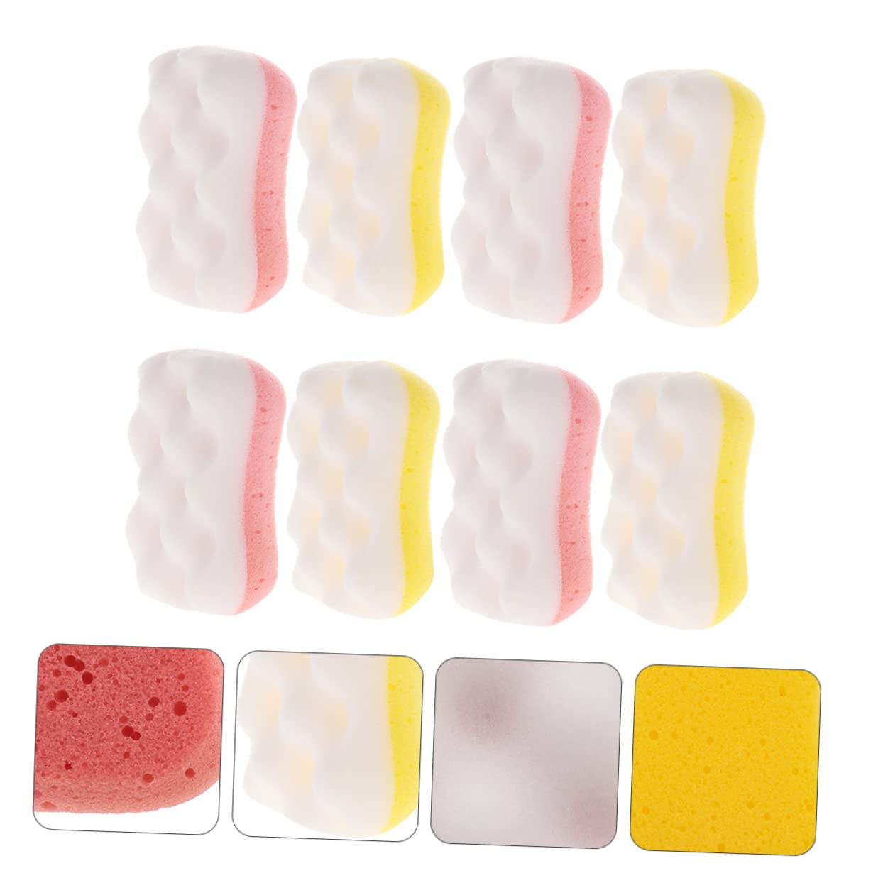 Esponja Exfoliante de Baño 8 Piezas de Esponja para Ducha