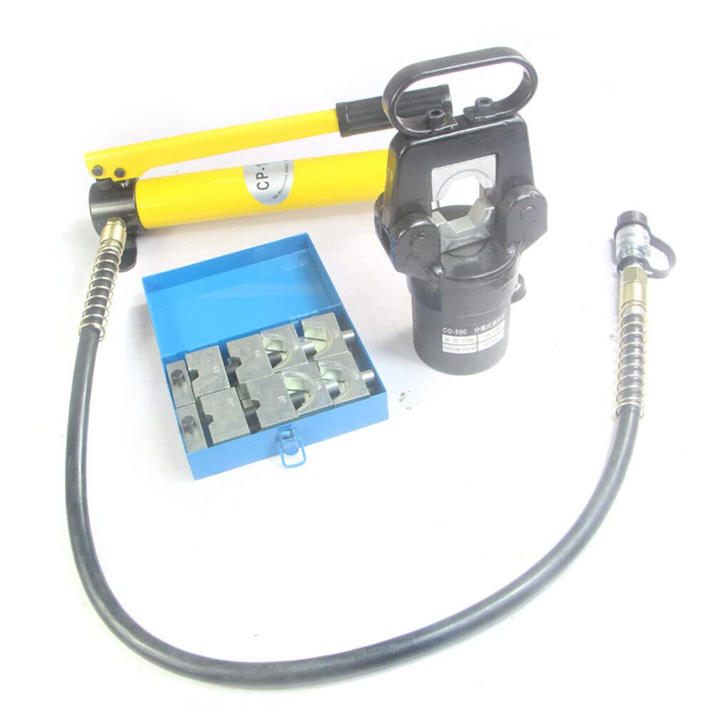 Hydrauliczne złącze ciśnieniowe, hydrauliczne zaciskarki 20T, zakres zaciskania głowicy 16-400 mm², matryce kabel drut zacisk końcówki węża z pompą CP-180