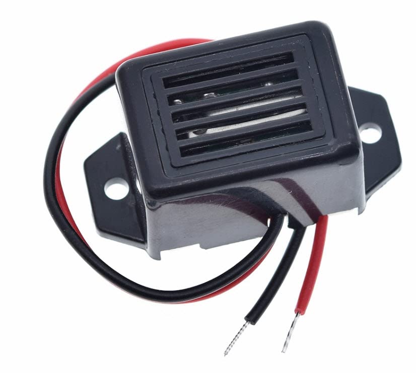 ECI ELETTROFORNITURE Buzzer di allarme DC 12V 85dB Mini cicalino di allarme elettronico tono costante