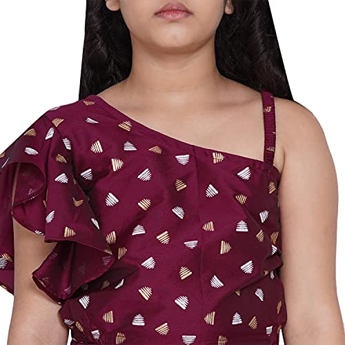 Image of Bitiya By Bhama Girl's Silk Blend Lehenga & Choli