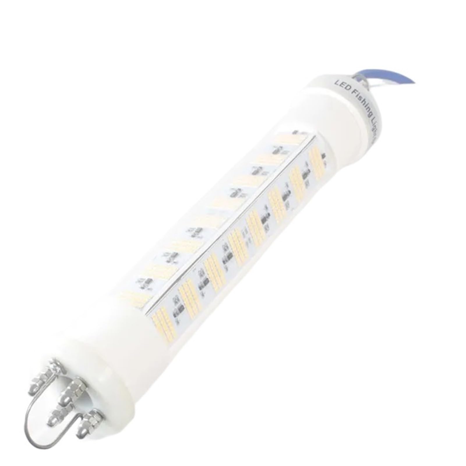 Luz para atraer peces Lámpara de pesca calamar 400 W, luz subacuática, color verde azulado(Yellow)