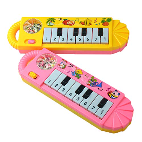 Preisvergleich Produktbild Yimosecoxiang 8 Tasten Frühe Pädagogische Elektrische Klavier Musikinstrument Baby Kinder Spielzeug Geschenk Zufällige Farbe