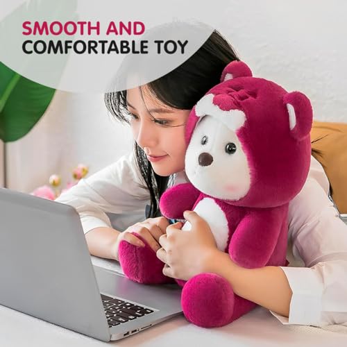 Image of Cionum Soft Plush Toy for Kids - Cute Stuffed Animal Soft Toy - Soft Cuddly Toy for Baby Boys & Girls, Return Gift & Room Decor - Hooded Hat Bear 30cm