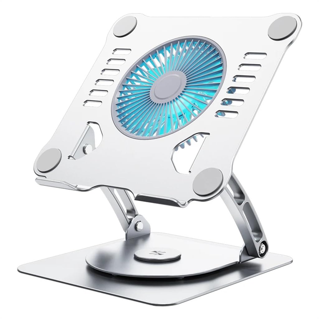 Aluminum Alloy Stand with Cooling Fan for Laptop Inch Compatible with All Laptops