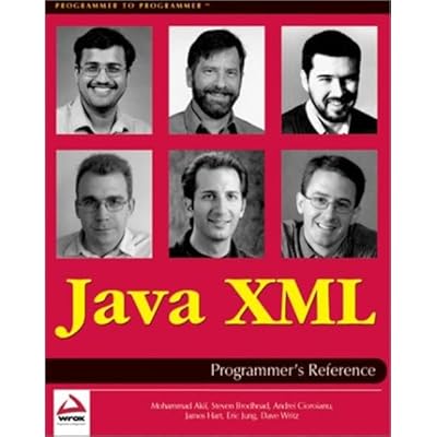 Java XML Programmers Reference