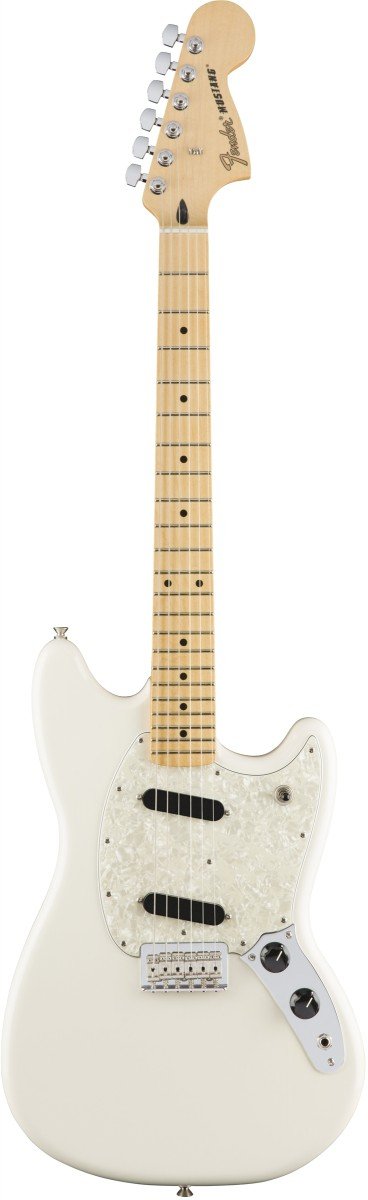 Guitarra Fender - Offset Mustang MN - Olympic White : Amazon.com