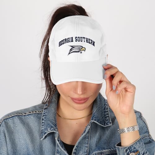 Gorra Ponyflo para mujer, blanca, Universidad Georgia Southern miniatura 5