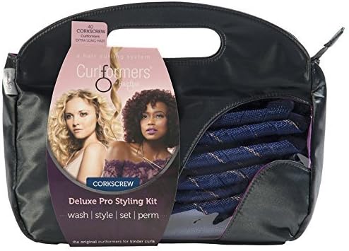 Curlformers Deluxe Range Styling Kit Corkscrew Curls for Extra Long Hair by Hair Flair