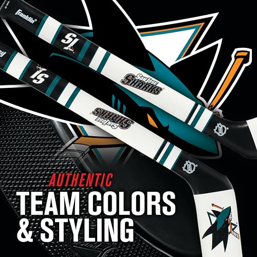 Image of Franklin Sports NHL Team Mini Soft Hockey Stick Set - NHL Team Soft Foam Mini Hockey Stick and Ball - Great Toy for Kids