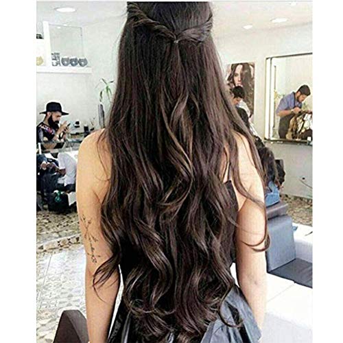 YoungSee Mini Tape in Human Hair Extensions 22 Inch Darkest Brown Long Silky Straight Remy Mini Tape in Hair Extensions Real Hair 20G 20Pcs