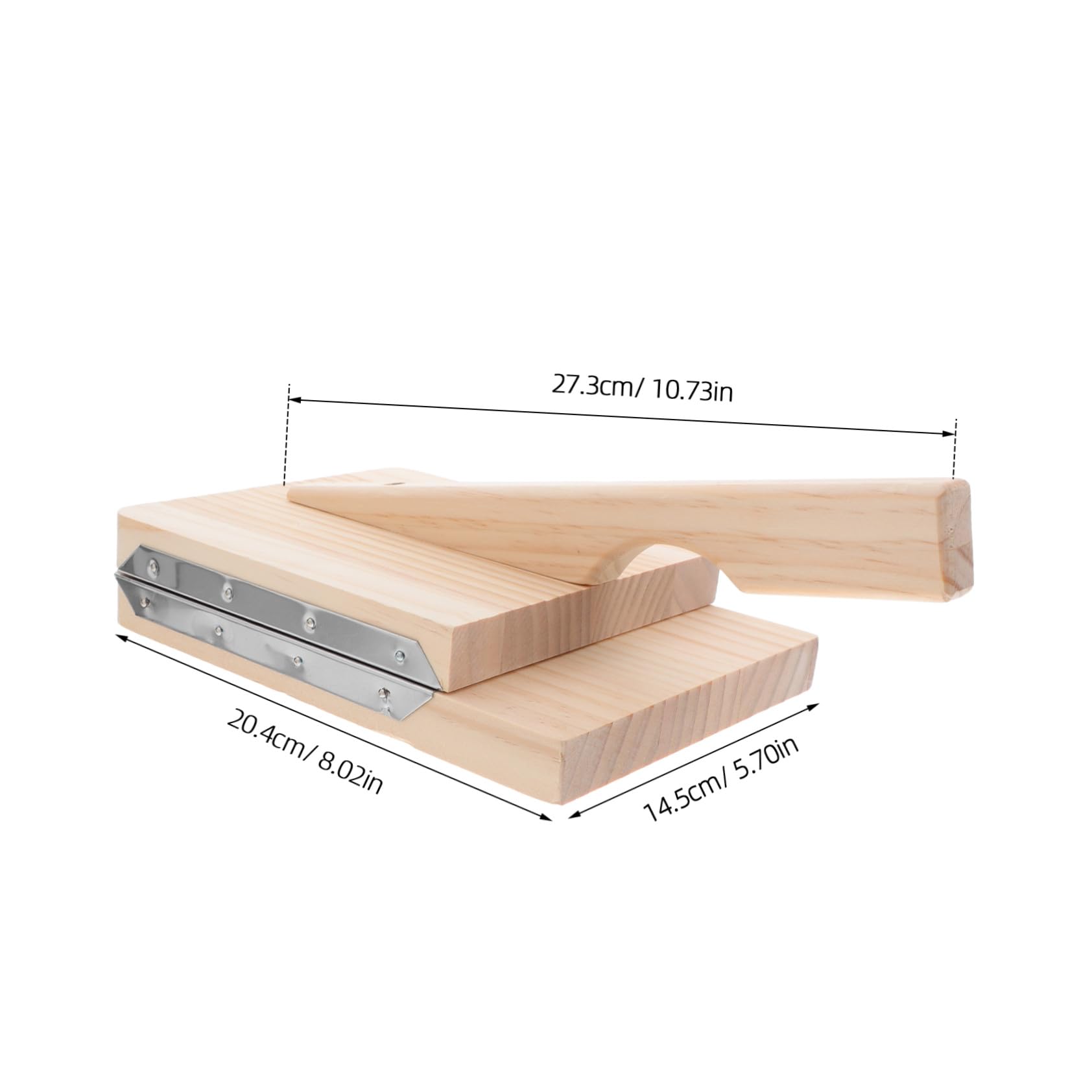 Molde Empanadillas de Madera para Hacer Masa y Envoltorios, Prensa de Madera Manual Adecuado para Preparar Empanadillas y Accesorios Hogar