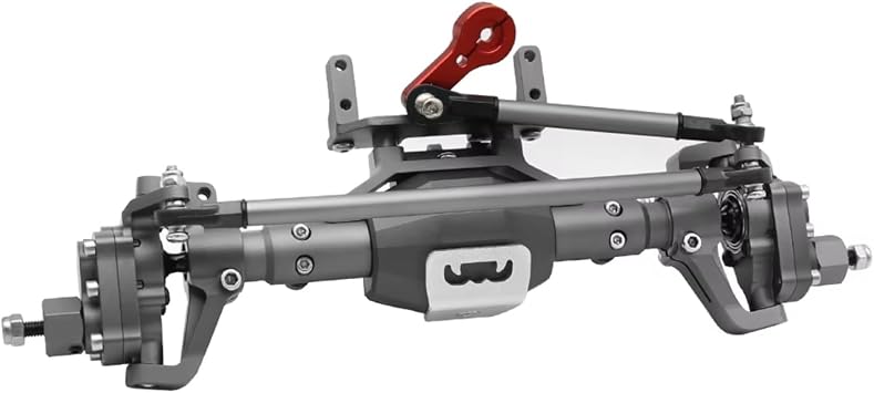 Rc Axle Parts For Axial For SCX10 II 90046 90047 For Redcat GEN8 For RGT 1/10 CNC Machined Aluminum Alloy Front And Rear Portal Axle RC Crawler CarFront