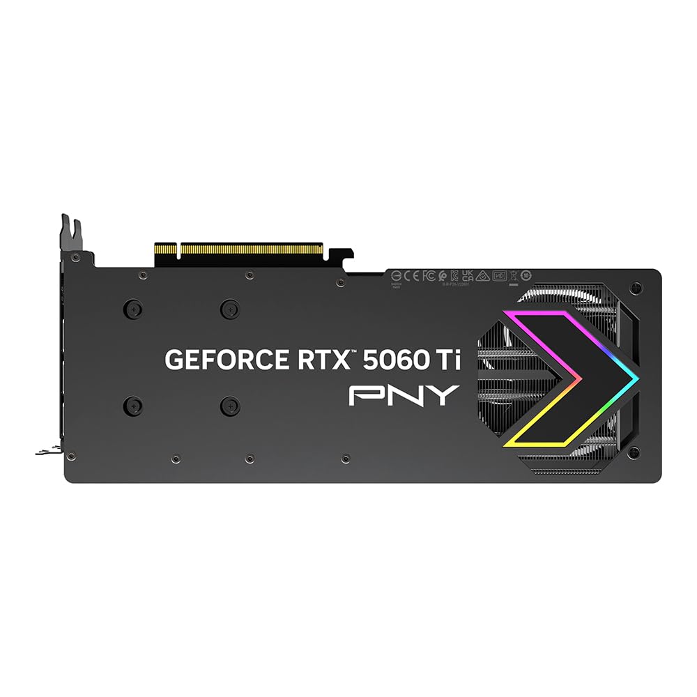 PNY Tarjeta Gráfica GeForce RTX™ 5060 Ti 16GB ARGB OC Triple Fan DLSS 4
