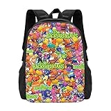 Pobecan The Anime Backyardigans Backpack Large Capacity Leisure Travel Backpack Book Bag Outgoing Daypack 12.5x5.5x16.5 inch