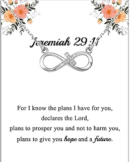 Jeremiah 29:11 Necklace Christian Confirmation Gift Bible Verse Scripture Quote Jeremiah 29:11 Inspiration Jewelry