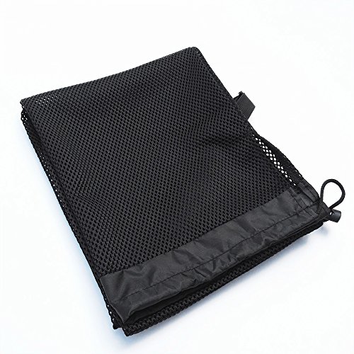 Saco de remo, Andoer Malha com cordão para caiaque Saco de remo para canoas e eixo dividido Tampa pa