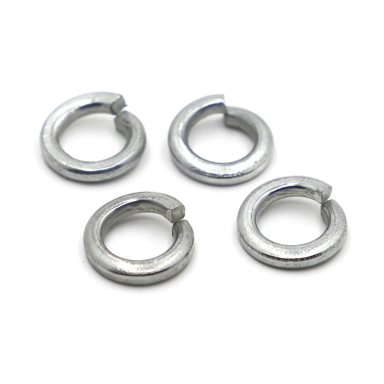PULaif Spring Lock Washers, Spring Split Lock Washer GB93 Stainless And Carbon Steel M2-M24(5pcs M20,White Carbon Steel)