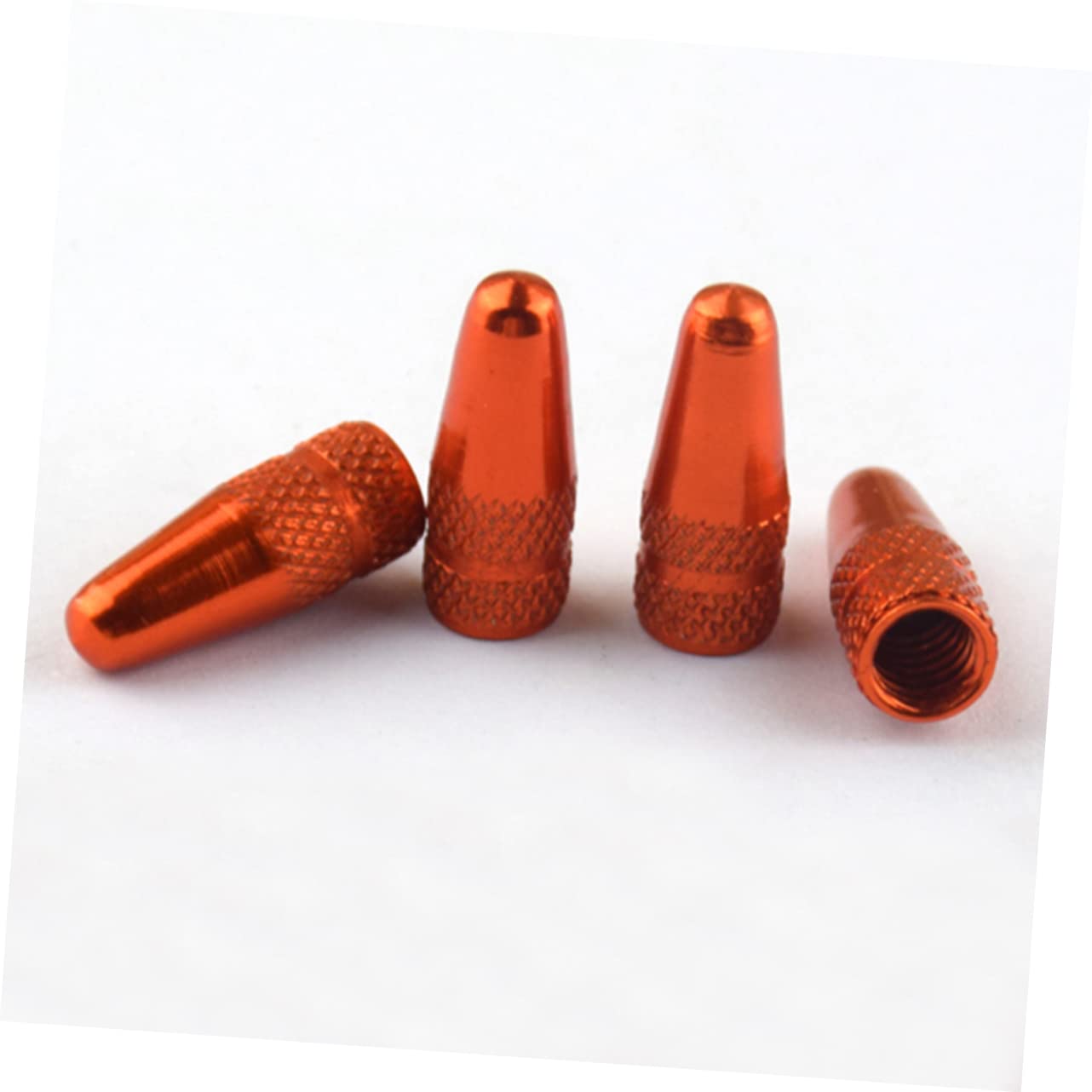 BCOATH 20Pcs Anodized Aluminum Alloy Valve Covers for Bikes Durable Dust Caps