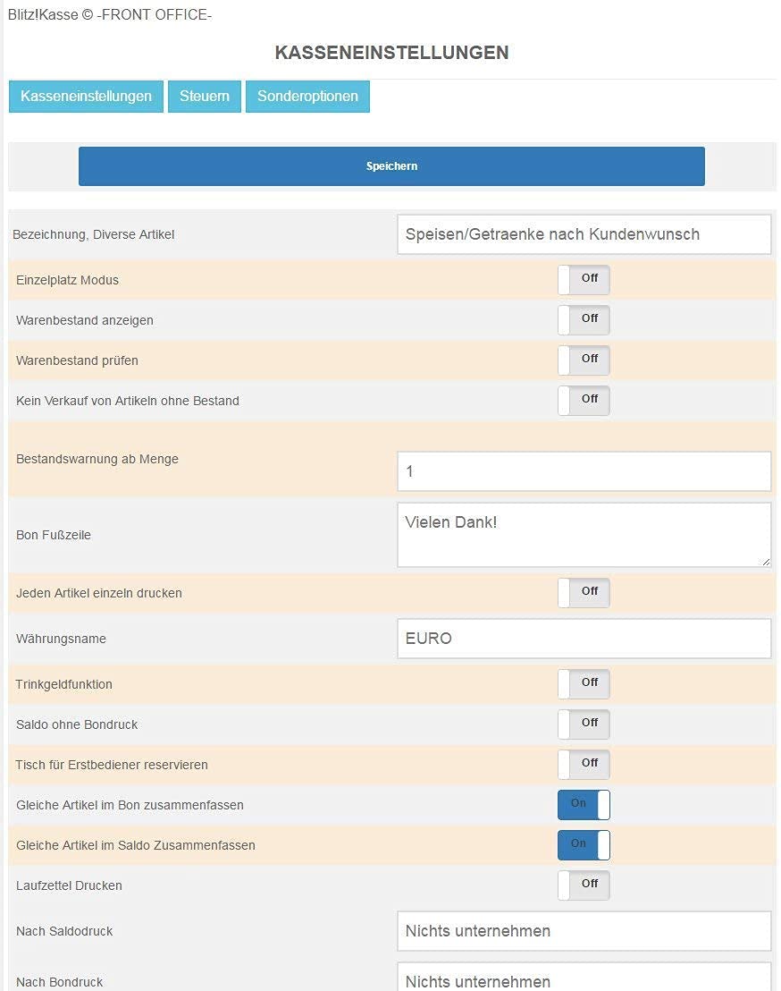 WIN Kassen-Software Blitzkasse Handel für Einzelhandel: Kiosk, Imbiss, Laden, DSFinV-K, TSE-Konform, ohne ABO