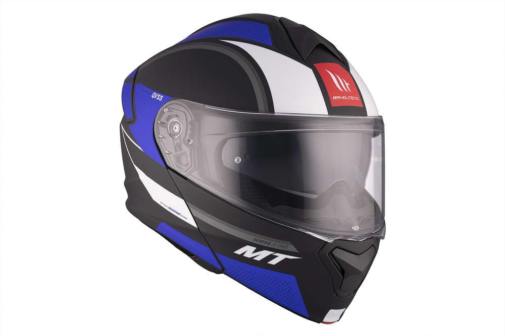 MT HELMETS Casco De Moto Modular Fu935Sv Genesis Sv