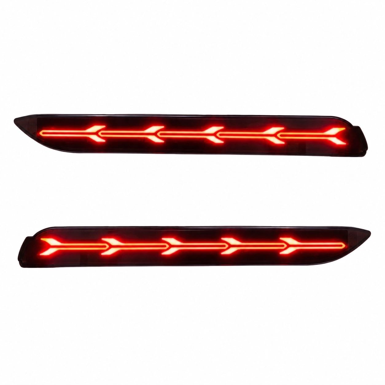BuBu Car Rear/back reflector bumper brake DRL Led light compatible for Old Innova,fortuner & Camry-image-26
