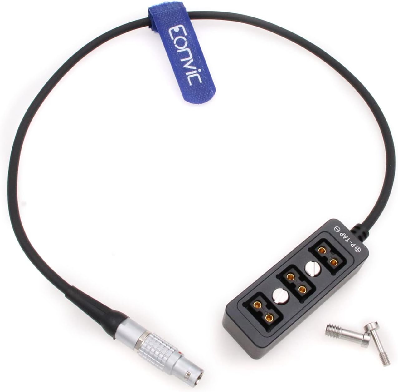 Eonvic 6 Pin Power Splitter Cable 14.8V Output for DJI Ronin 2 to 3 Port D-Tap P-Tap HUB Adapter Cable for Monitor Camera 30CM