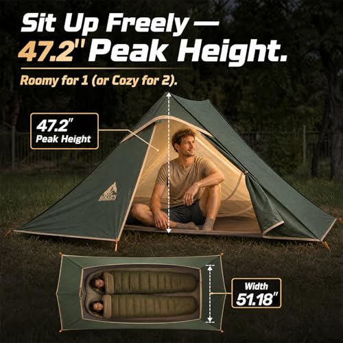 Carpa ultraligera para trekking 1 o 2 personas miniatura 5
