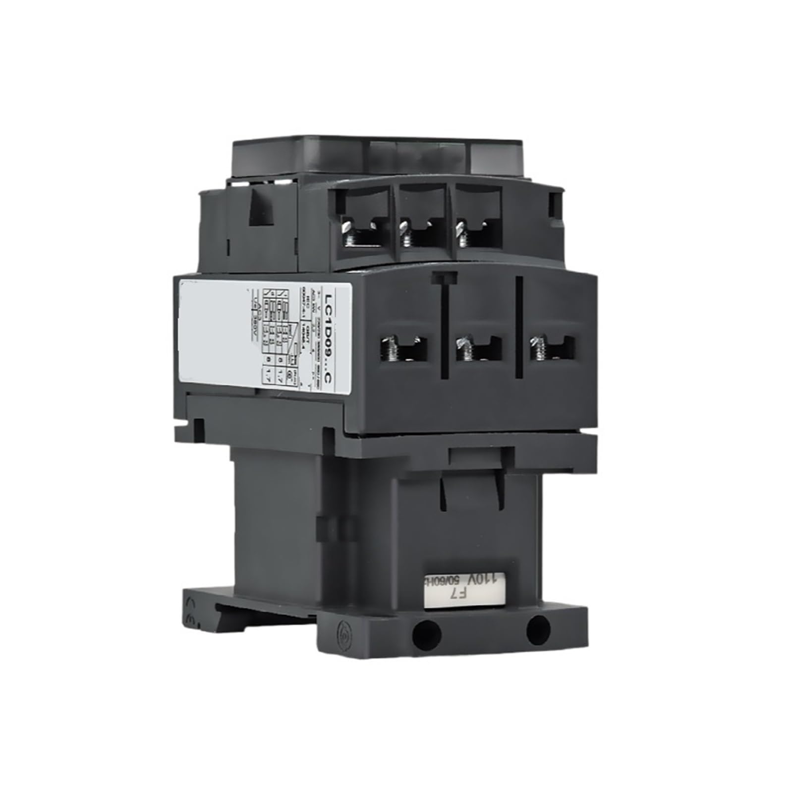 Contactor de CA, LC1D09 LC1D12 LC1D18 3P Contactor trifásico 24V 36V 48V 110V 220V 380V(LC1D09,110v)