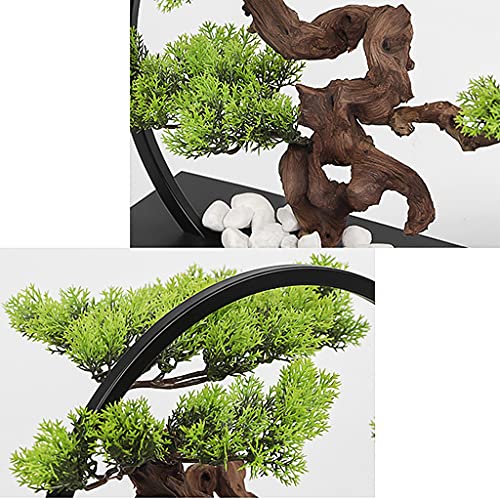 Artificial Trees Artificial Tree Bonsai Simulated Welcome Pine Potted Plant Metal Welding Frame Bird Decoration Living… - Afbeelding 4
