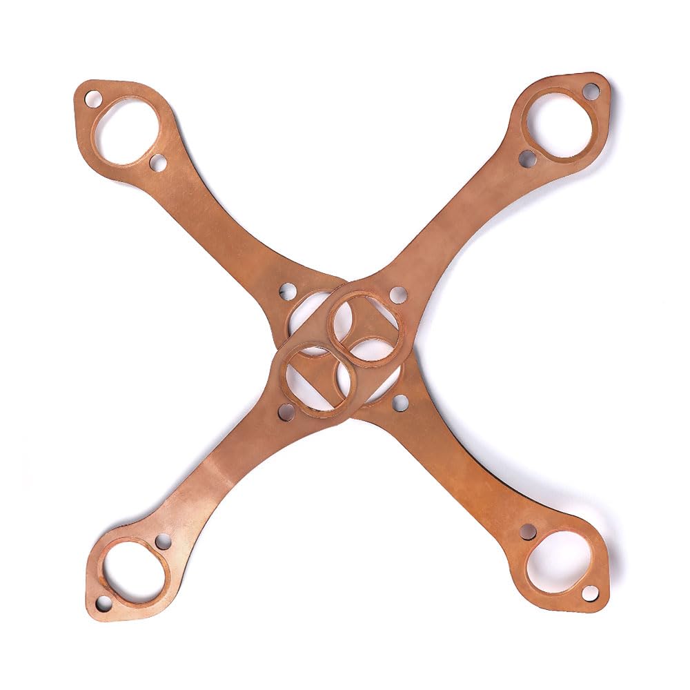 Copper Header Gaskets For SBC 265-400 Chevy V8 – Exhaust Manifold Set, Reusable