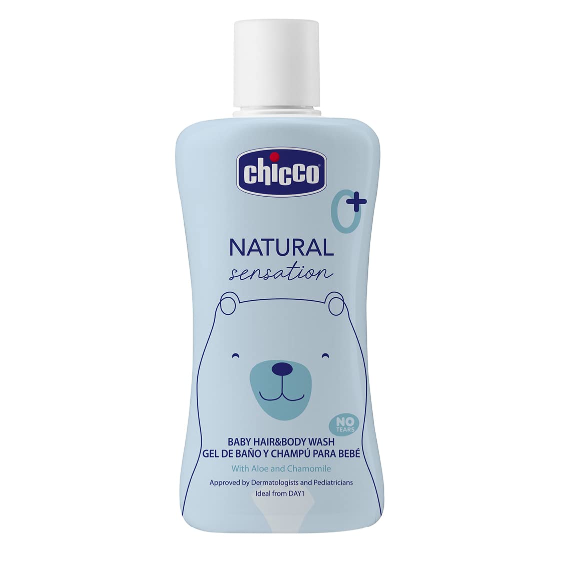CHICCO Natural Sensation zestaw kosmetyków z kąpielą bez łez szampon 200 ml i kojąca pasta 100 ml dla dzieci, zestaw zmian, pomysł na prezent