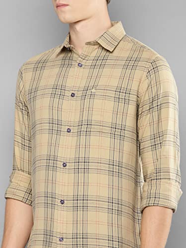 Image of Allen Cooper Checks Shirts for Men - 100% Cotton Comfort Fit Casual and Formal Shirt - Breathable, Soft, Classic Style (Multiple Colors)