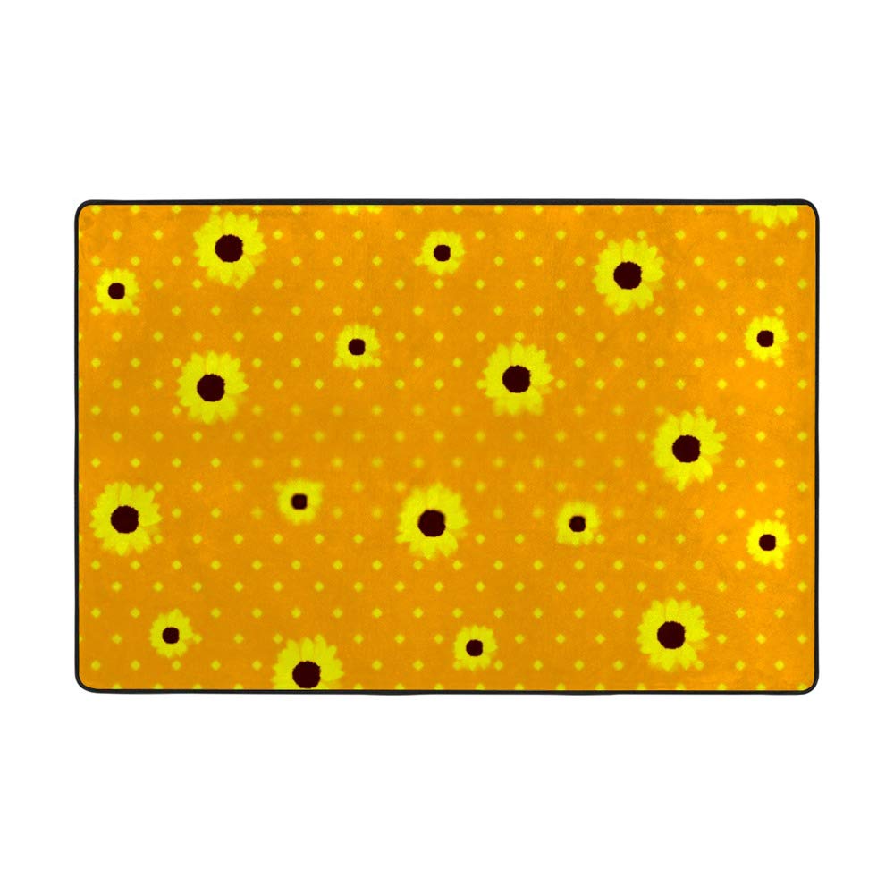 Tapis de salon en velours jaune pour illuminer votre coin lecture