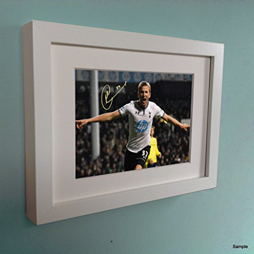 Signed Harry Kane Autographed Tottenham Hotspur Spurs Photo Picture Frame Photograph by Kicks