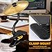 2PCS Desktop Cymbal, Desk Symbol Drum, Easy Clip-On Mini Cymbals for Drumer Music Lovers, Relief Your Working & Studying Stress, Fun Desk Accessory for All Type of Desks, Easy Installations - Gold