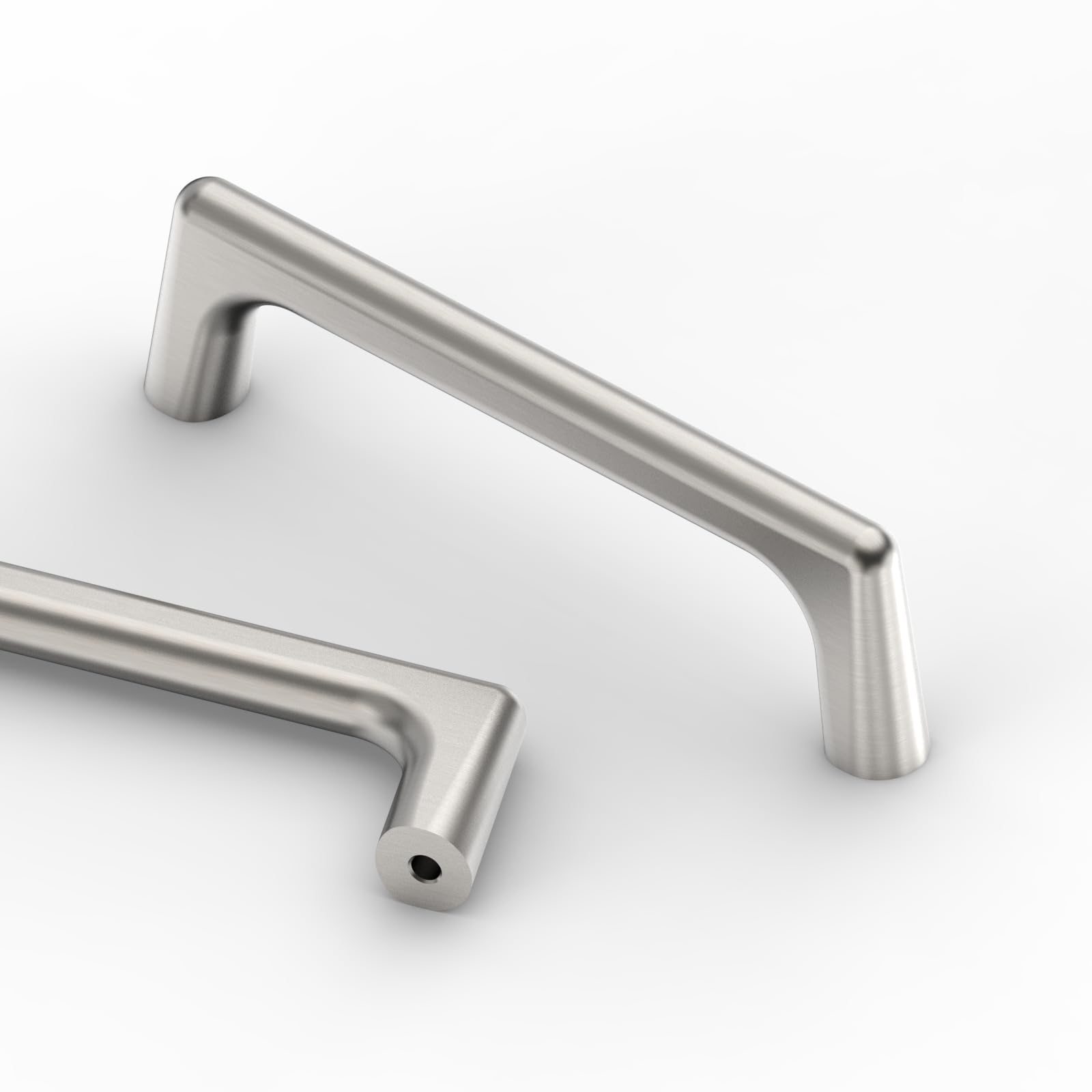 Asidrama 10 Pack 3.75 Inch(96mm) Brushed Satin Nickel Cabinet Pulls Cabinet Handles Cupboard Handles Kitchen Cabinet Hardware for Cupboard Drawer Pulls