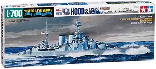 Maquette Tamiya 31806 Destroyers Hood et Class E à assembler